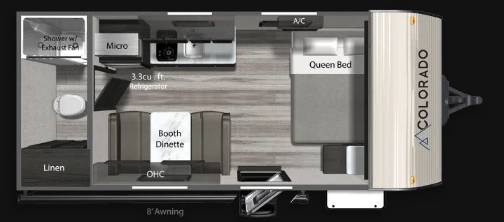 View 2025 Dutchmen Colorado 17RBC complete specs and manufacturer brochures