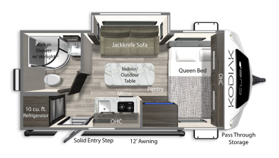 View 2025 Dutchmen Kodiak Cub 160RB complete specs and manufacturer brochures