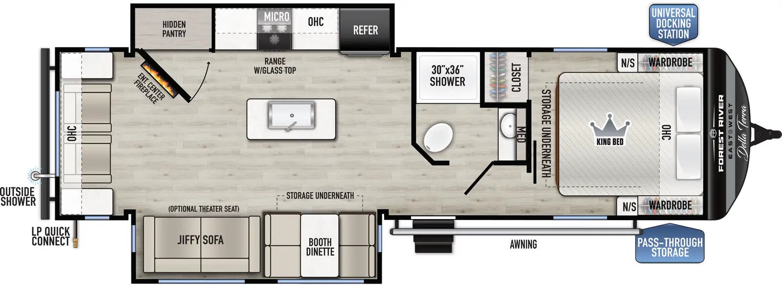 View 2025 East to West Della Terra 272RL complete specs and manufacturer brochures