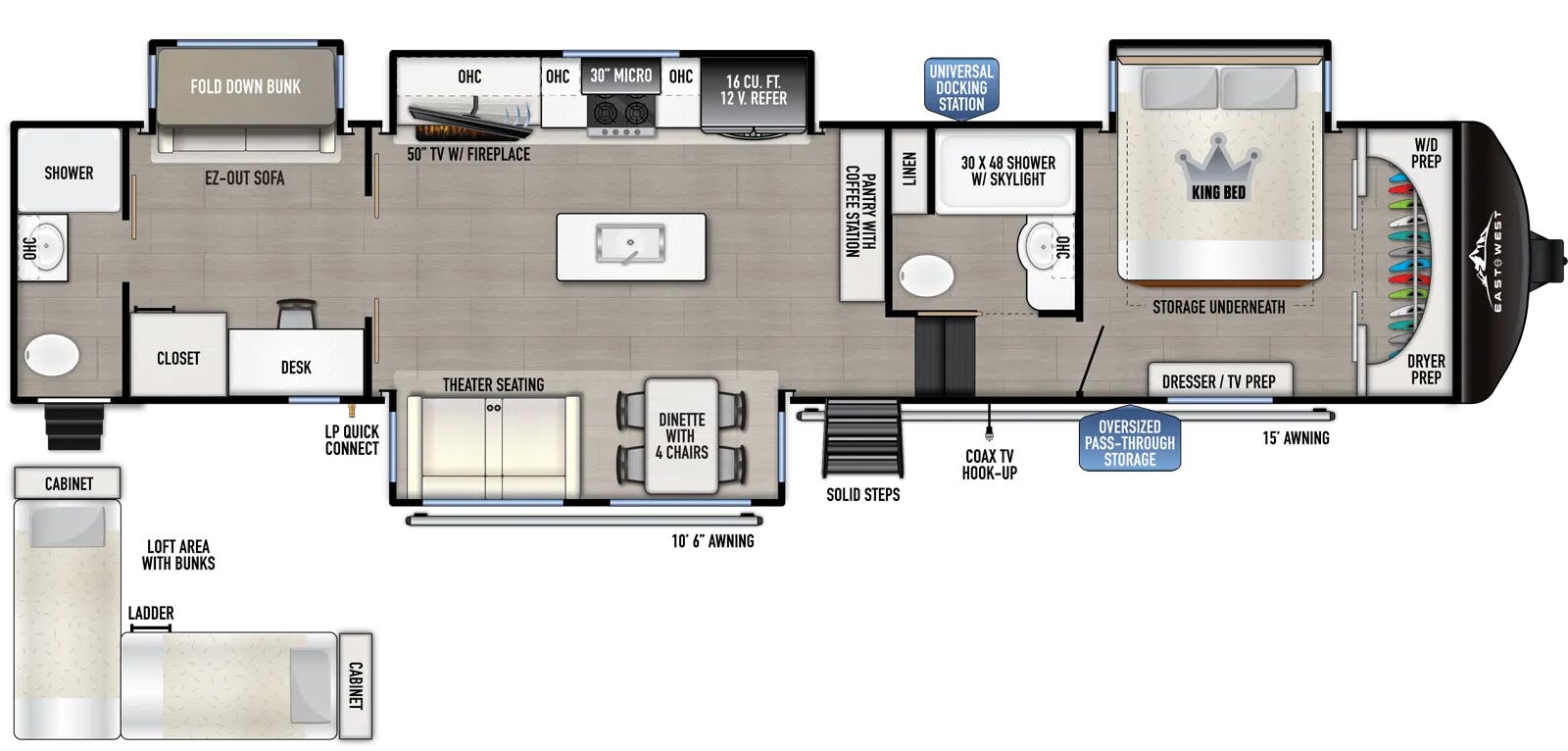 View 2025 East to West Tandara 387BH complete specs and manufacturer brochures