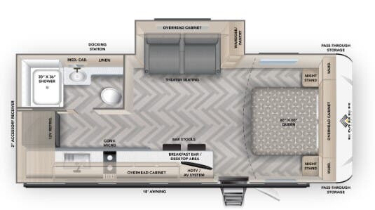 View 2025 Ember RV E-Series 21RKE complete specs and manufacturer brochures