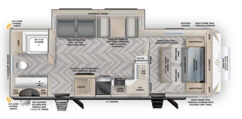 View 2025 Ember RV Touring Edition 26MRB complete specs and manufacturer brochures