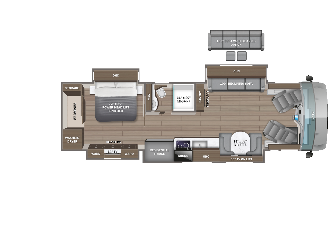 View 2025 Entegra Coach Anthem 37K complete specs and manufacturer brochures