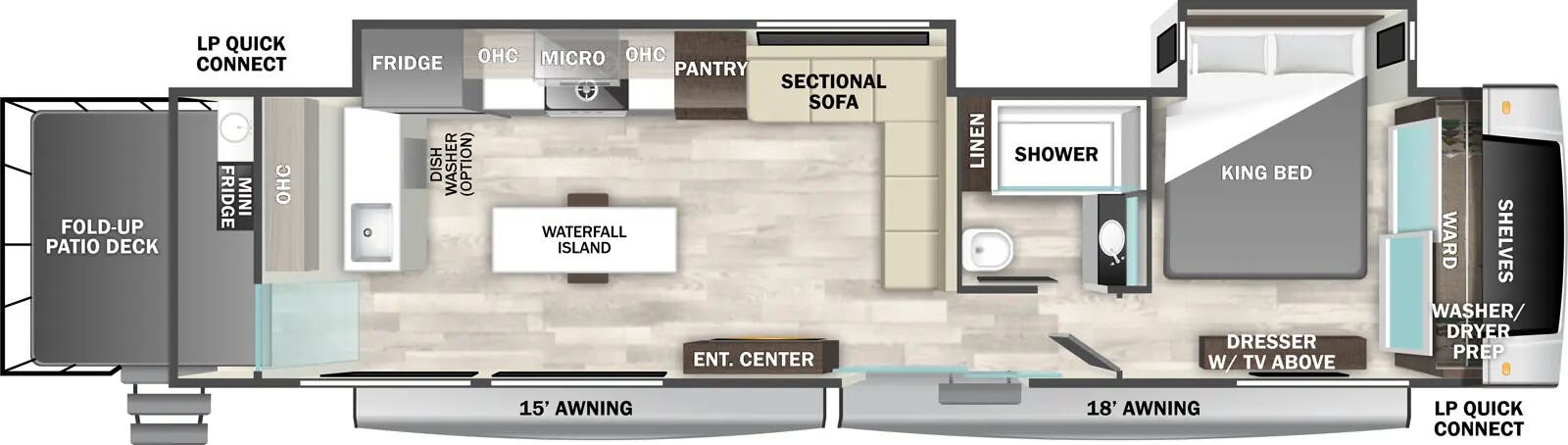 View 2025 Forest River Cedar Creek Cottage 40RDE complete specs and manufacturer brochures