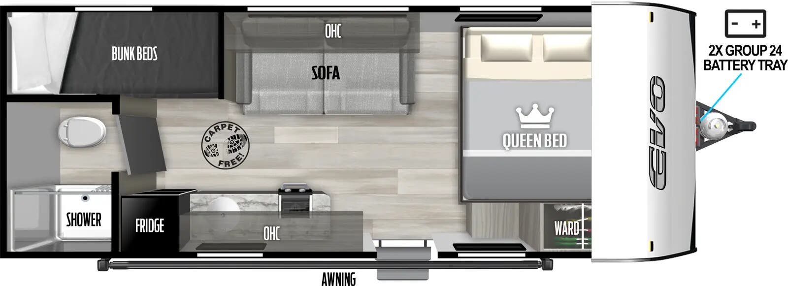 View 2025 Forest River EVO 16BHLE complete specs and manufacturer brochures