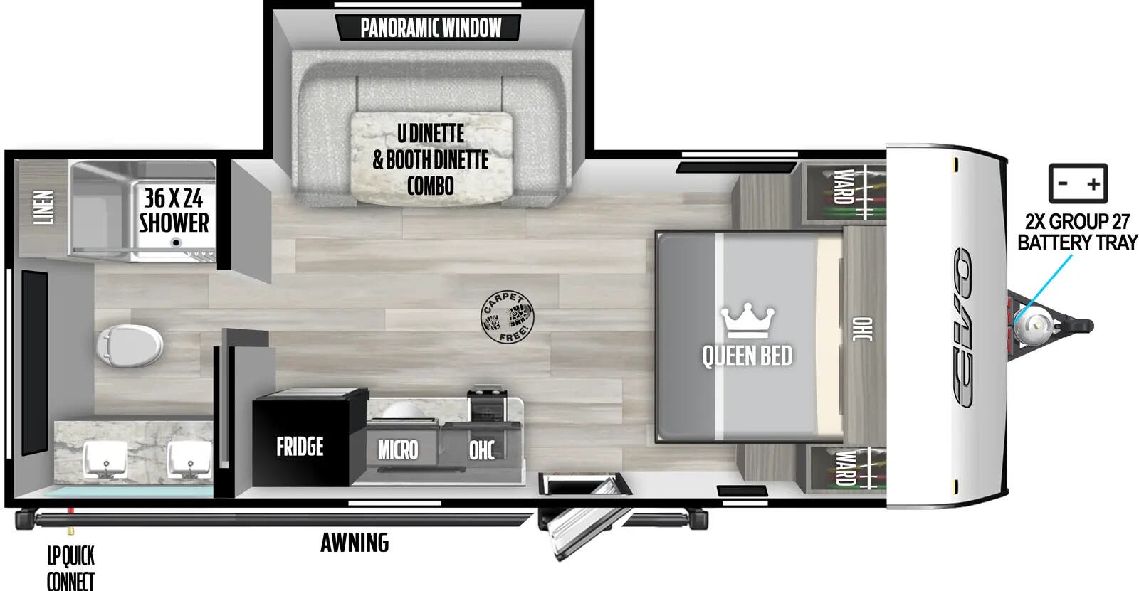 View 2025 Forest River EVO 18RB complete specs and manufacturer brochures