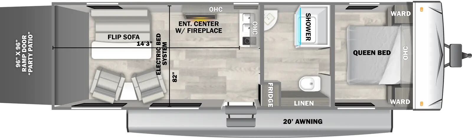 View 2025 Forest River EVO 2650RTX complete specs and manufacturer brochures