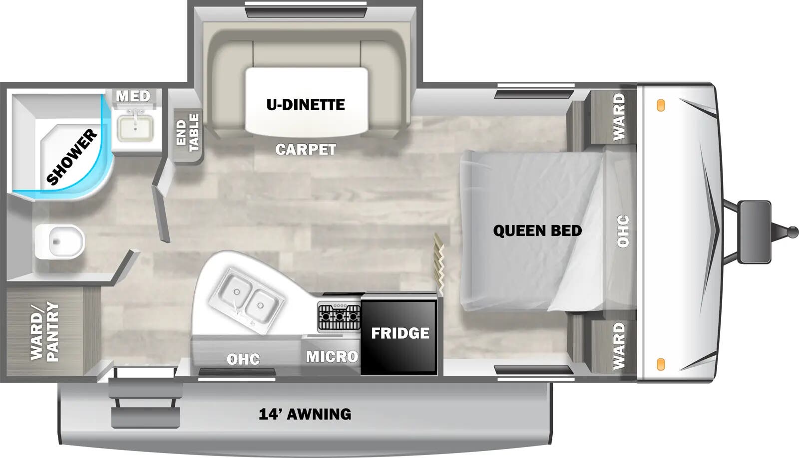 View 2025 Forest River EVO Lite 2160RBX complete specs and manufacturer brochures