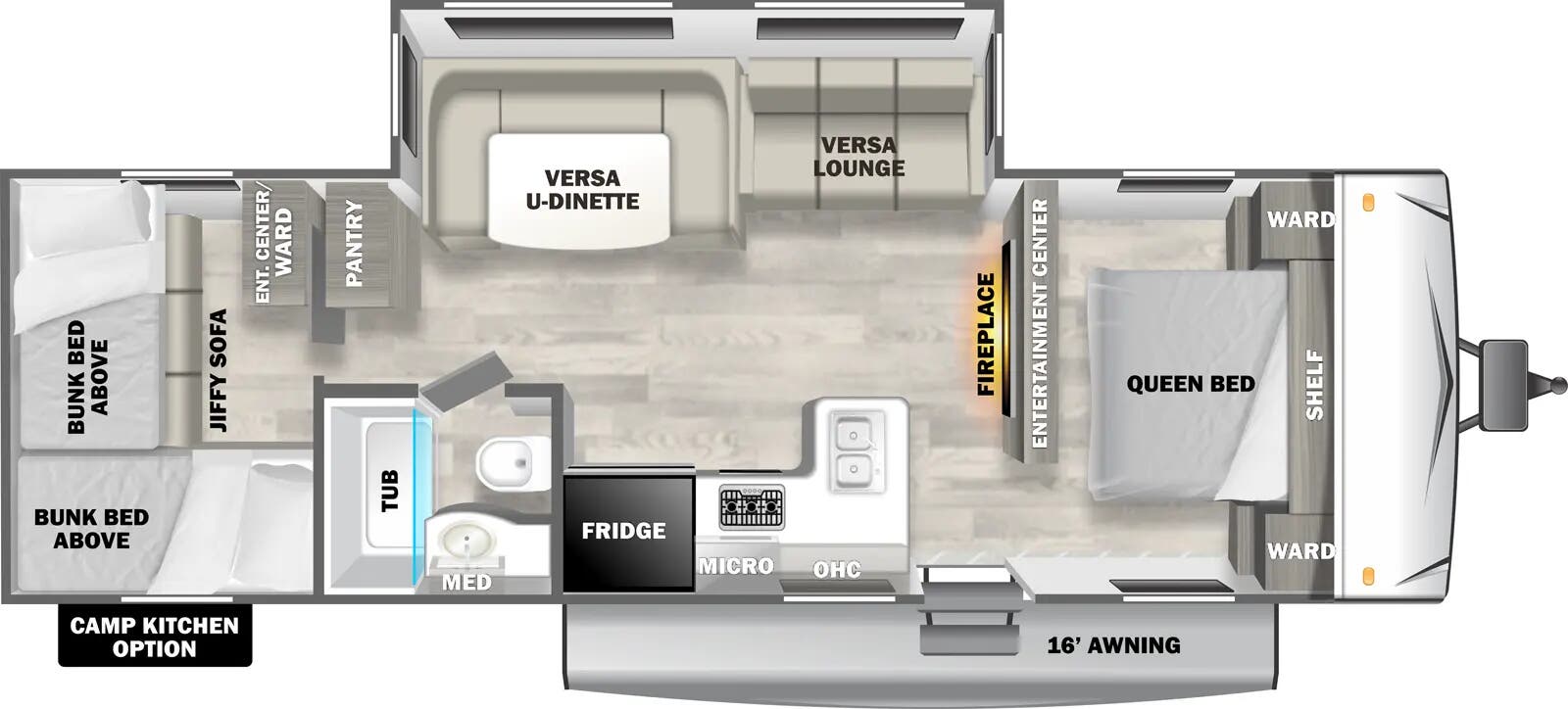 View 2025 Forest River EVO Lite 2750QBX complete specs and manufacturer brochures