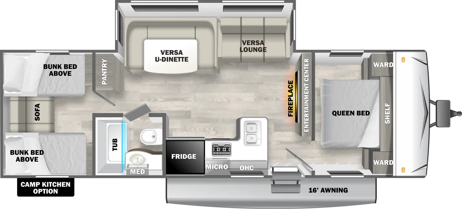 View 2025 Forest River EVO Lite 2985VBX complete specs and manufacturer brochures