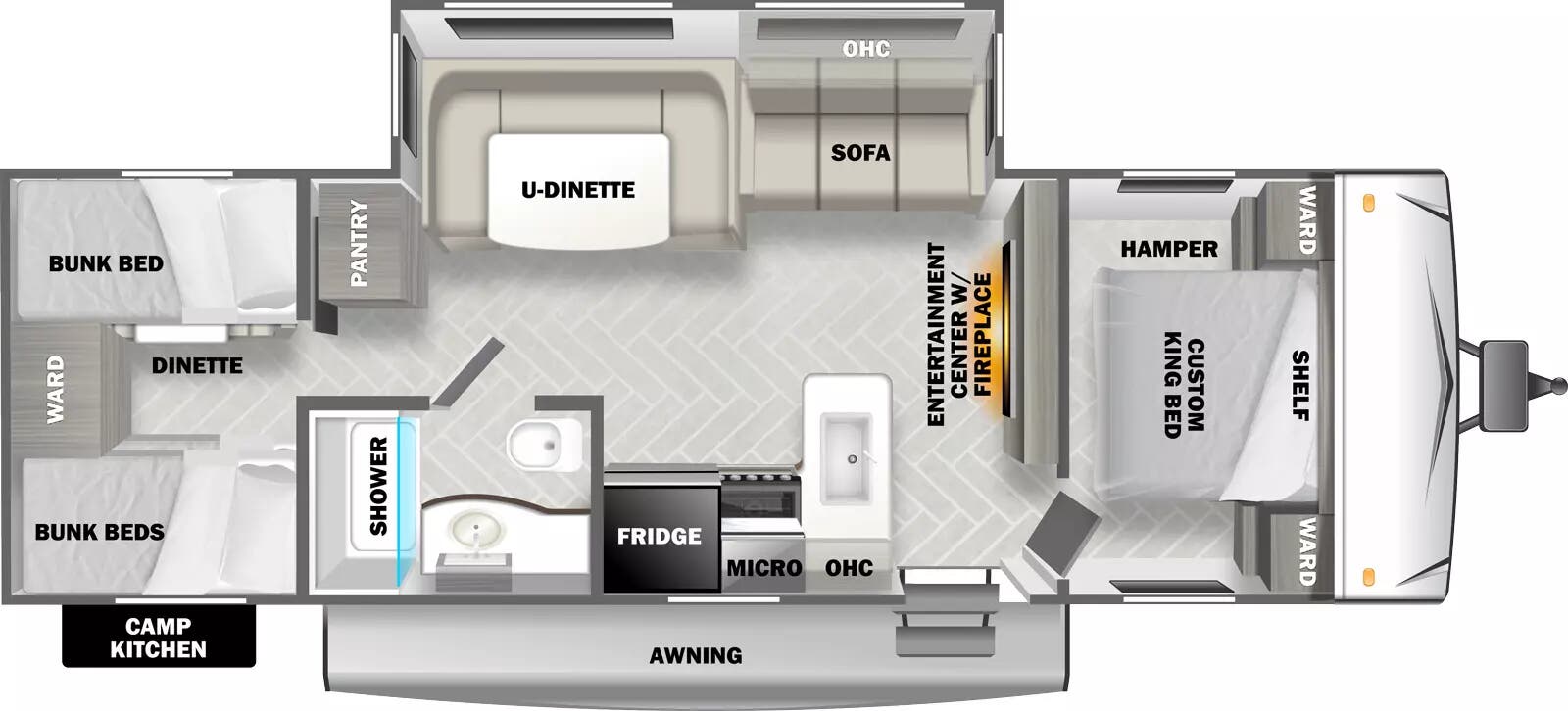 View 2025 Forest River EVO T3050 complete specs and manufacturer brochures
