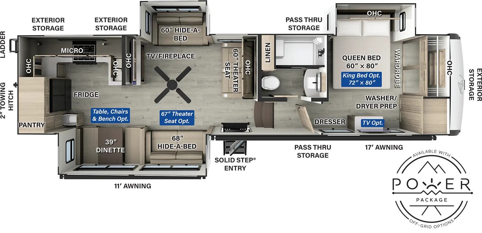 View 2025 Forest River Rockwood Signature R371RK complete specs and manufacturer brochures