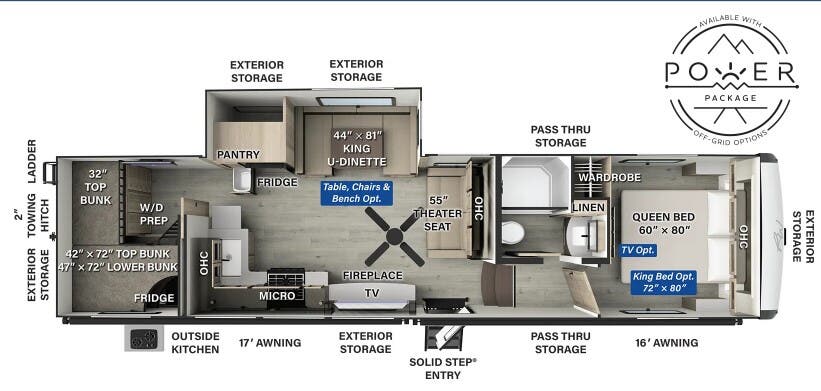 View 2025 Forest River Rockwood Signature R374DBH complete specs and manufacturer brochures