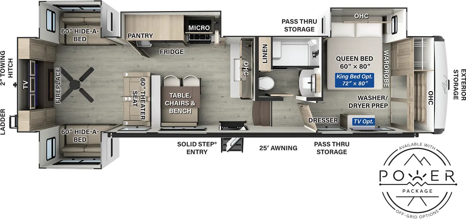 View 2025 Forest River Rockwood Signature R375RL complete specs and manufacturer brochures