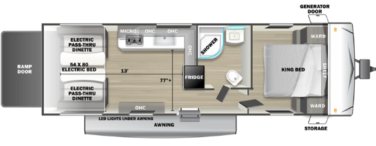 View 2025 Forest River Shockwave 2550 complete specs and manufacturer brochures
