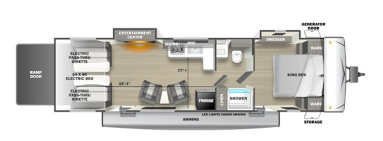 View 2025 Forest River Shockwave 2600 complete specs and manufacturer brochures