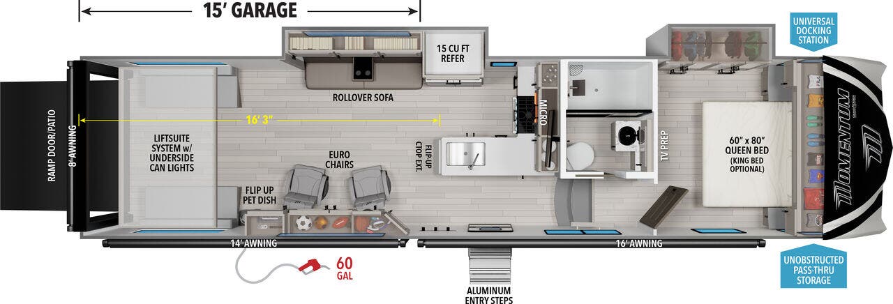 View 2025 Grand Design Momentum G-Class 325G complete specs and manufacturer brochures
