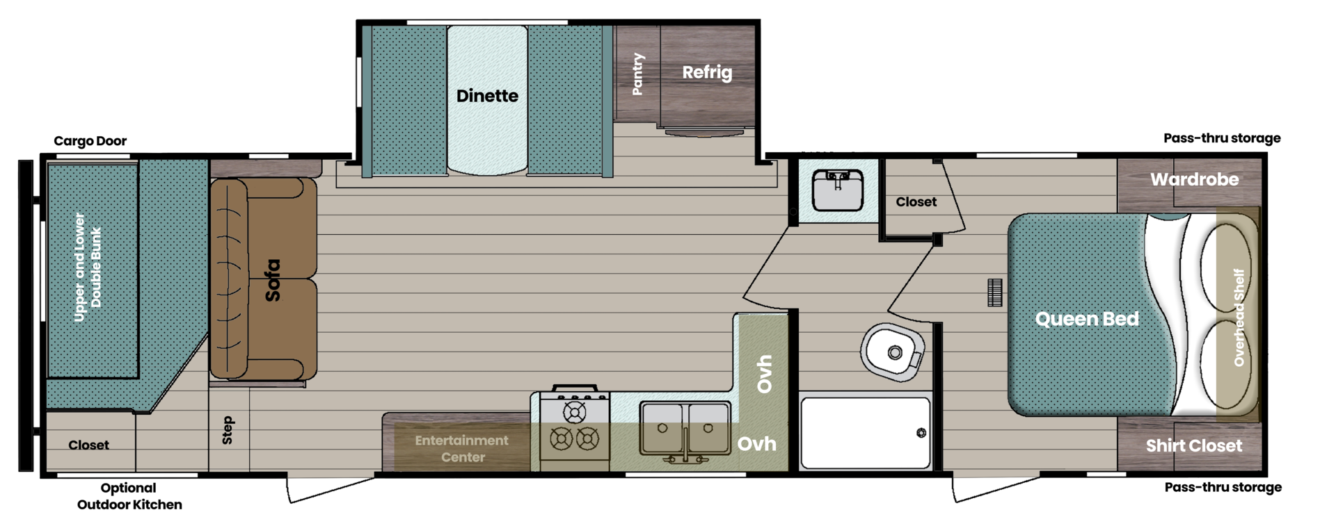 View 2025 Gulf Stream Ameri-Lite Ultra-Lite 292RBH complete specs and manufacturer brochures