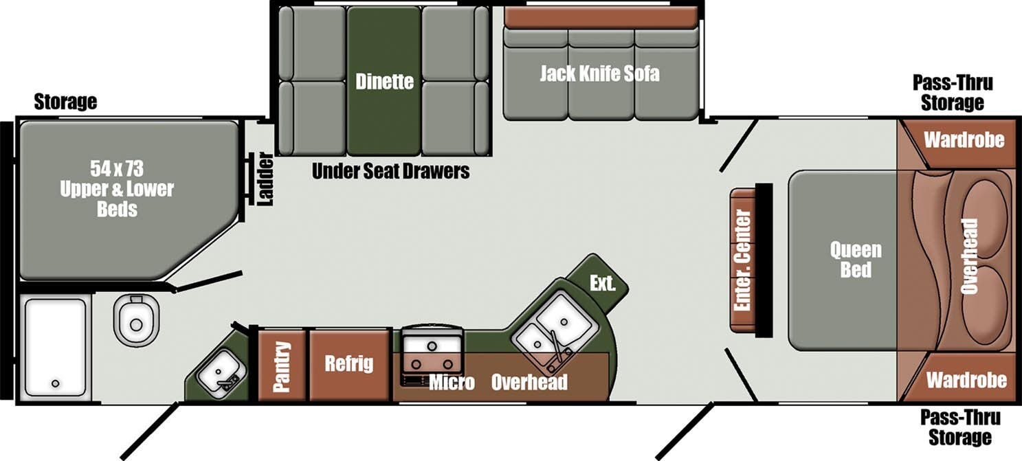 View 2025 Gulf Stream Streamlite Signature 28BBS complete specs and manufacturer brochures
