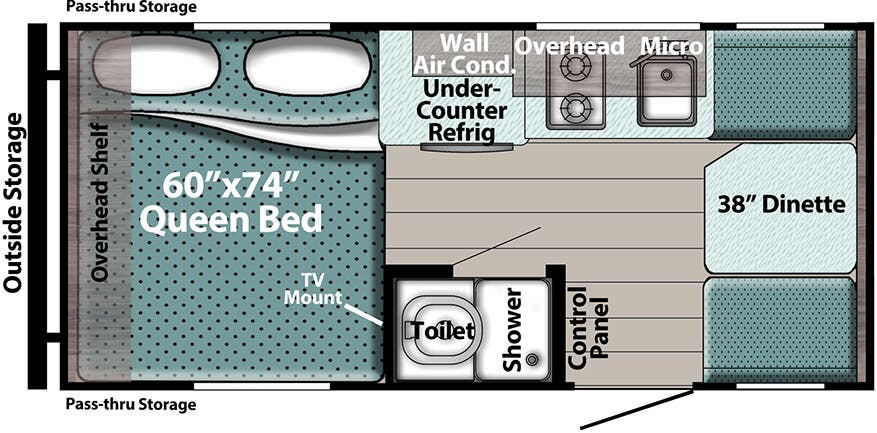 View 2025 Gulf Stream Trail Boss 170RQ complete specs and manufacturer brochures