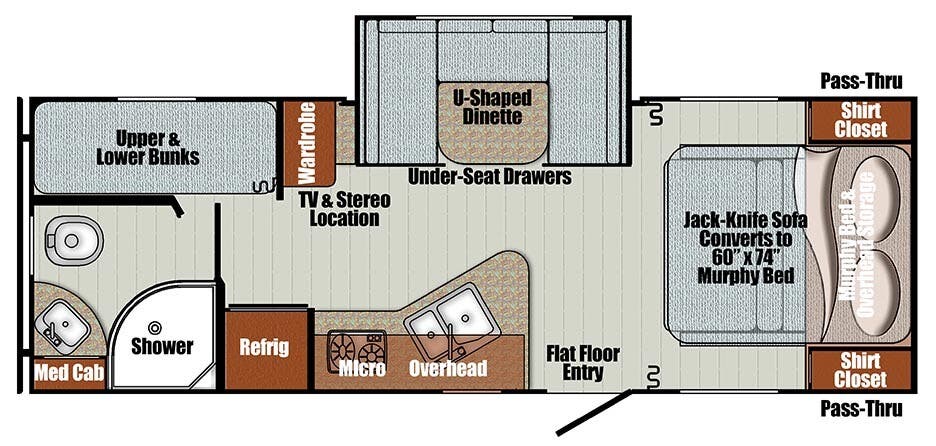 View 2025 Gulf Stream Vista Cruiser 23BHS complete specs and manufacturer brochures