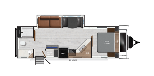 View 2025 Heartland Corterra 26.3RB complete specs and manufacturer brochures