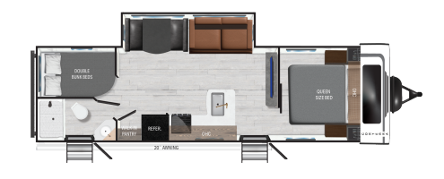 View 2025 Heartland Corterra 27.2BH complete specs and manufacturer brochures
