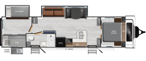 View 2025 Heartland Corterra 33.3BH complete specs and manufacturer brochures
