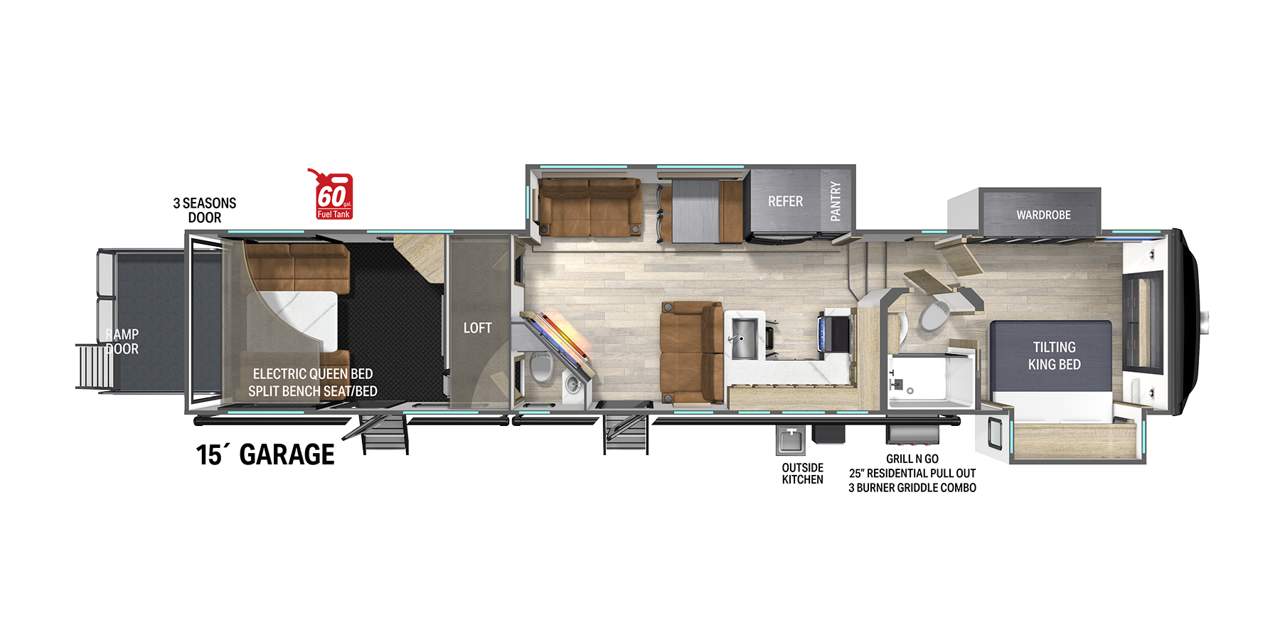 View 2025 Heartland Cyclone 4215 complete specs and manufacturer brochures