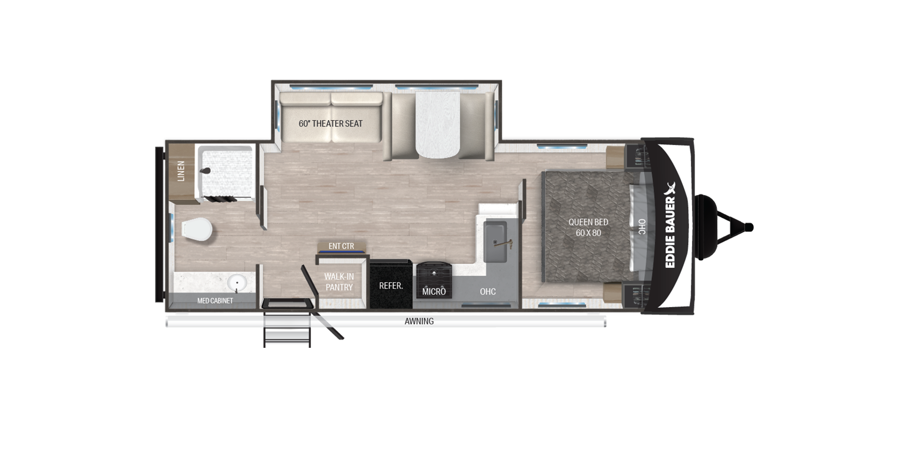 View 2025 Heartland Eddie Bauer EBL 2610RB complete specs and manufacturer brochures