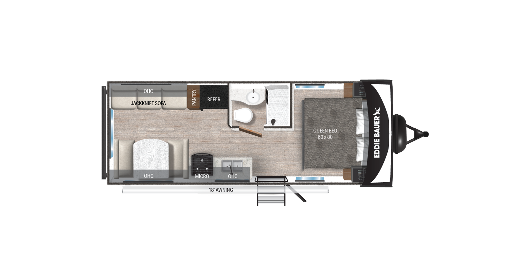 View 2025 Heartland Eddie Bauer EBS 210RD complete specs and manufacturer brochures