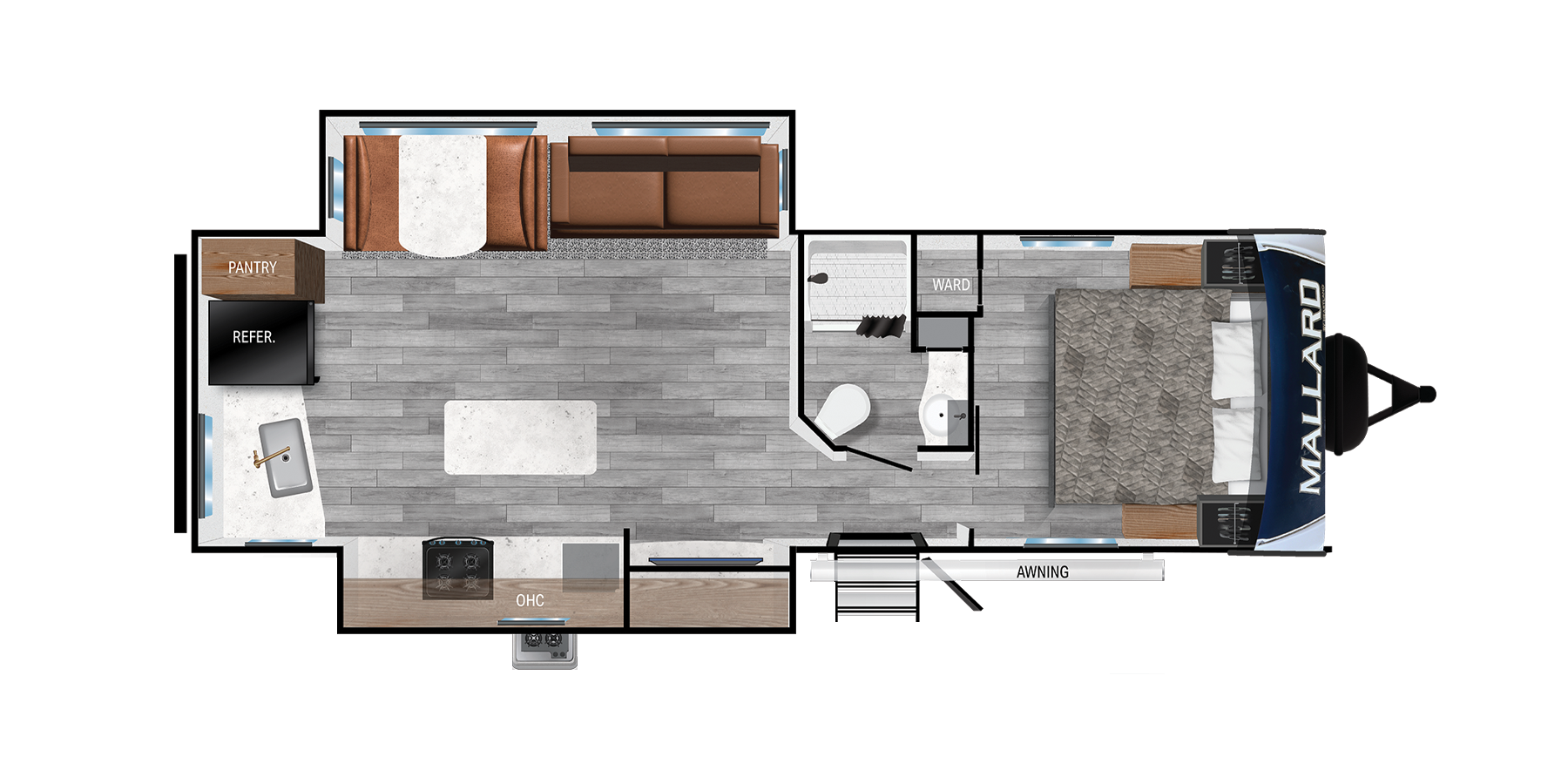 View 2025 Heartland Mallard M283RK complete specs and manufacturer brochures