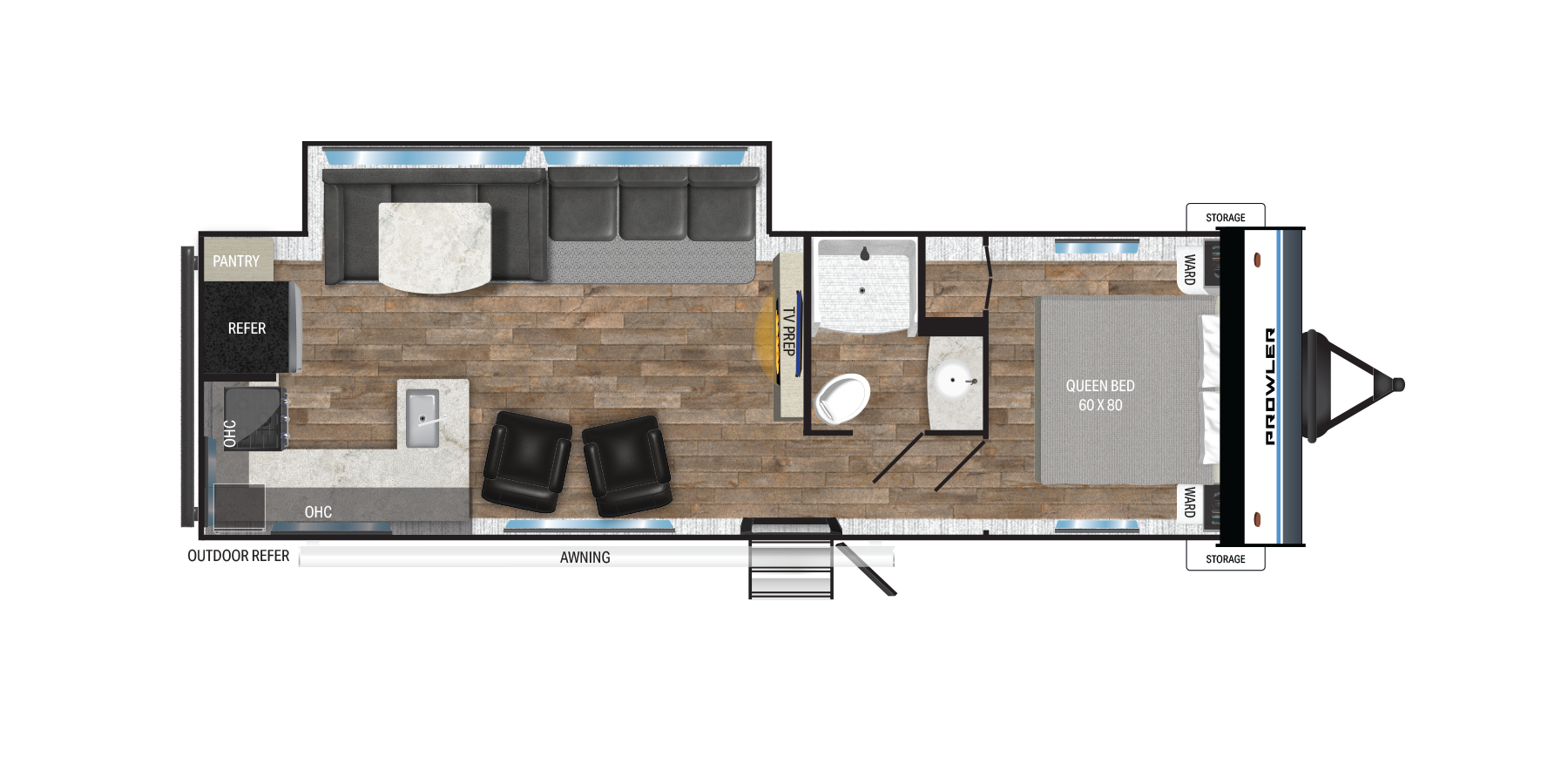 View 2025 Heartland Prowler 2909RK complete specs and manufacturer brochures