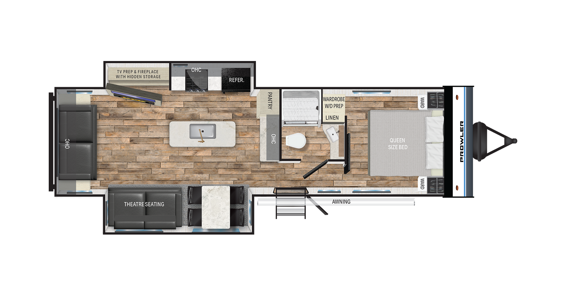 View 2025 Heartland Prowler 3009RL complete specs and manufacturer brochures