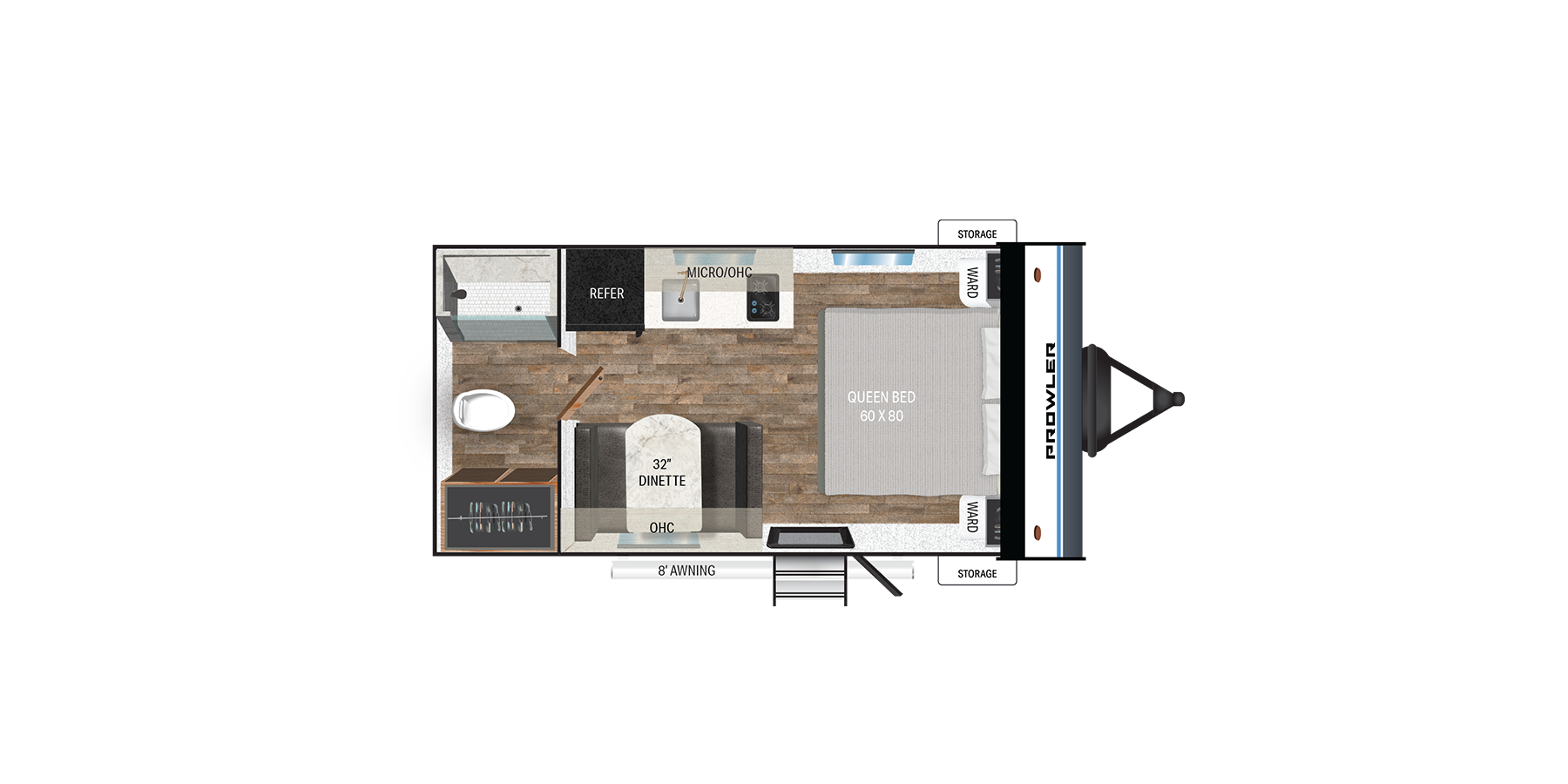 View 2025 Heartland Prowler Lynx 17RBX complete specs and manufacturer brochures