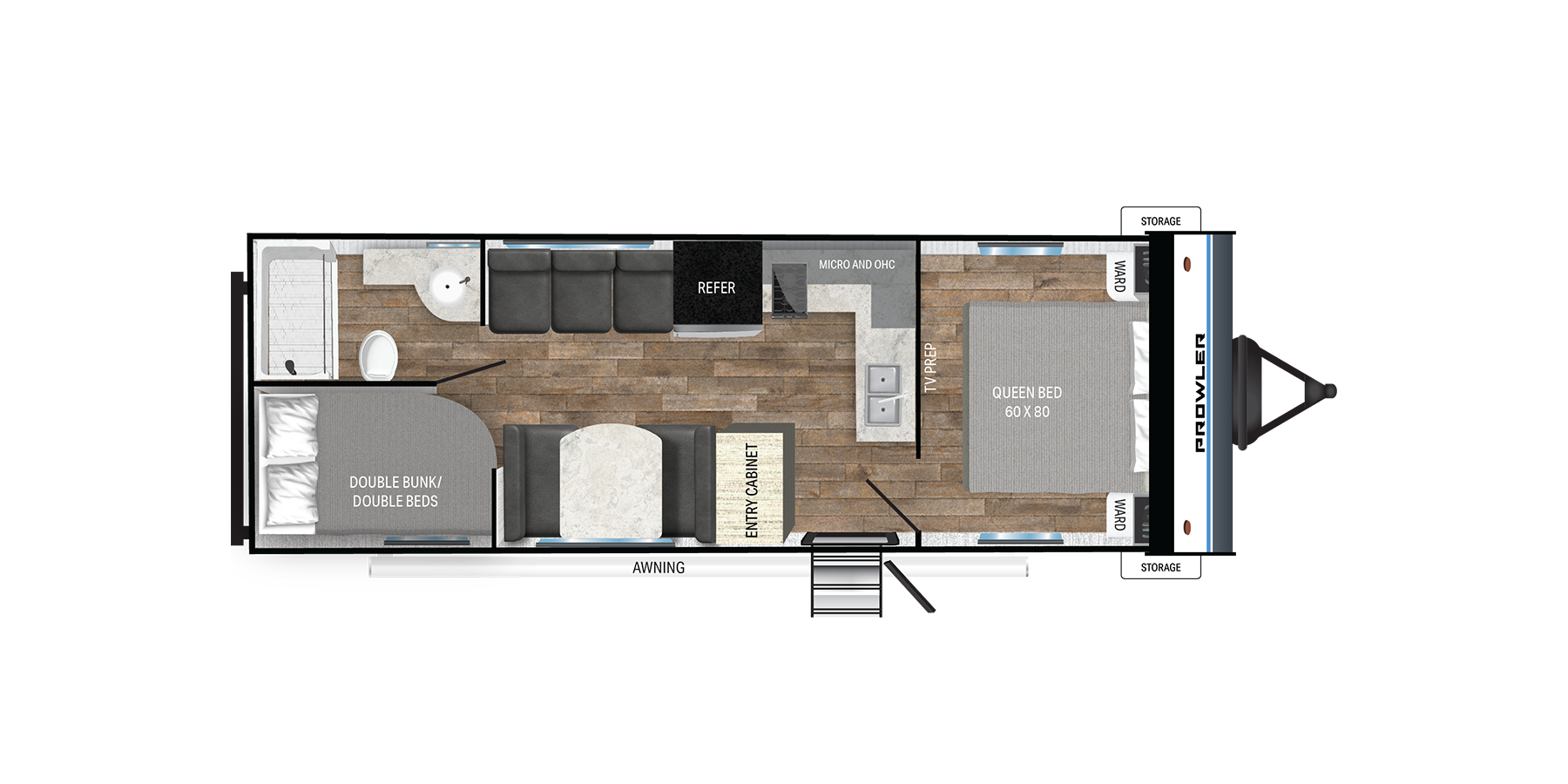 View 2025 Heartland Prowler Lynx 2550BHX complete specs and manufacturer brochures