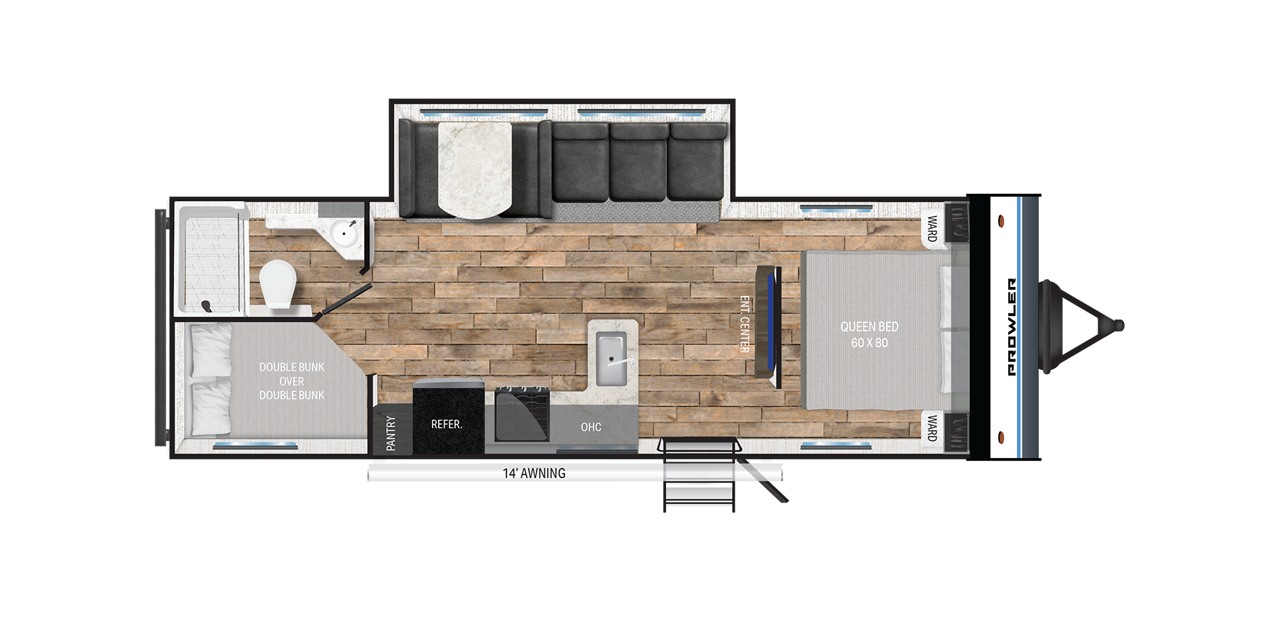 View 2025 Heartland Prowler Lynx 2650BHX complete specs and manufacturer brochures
