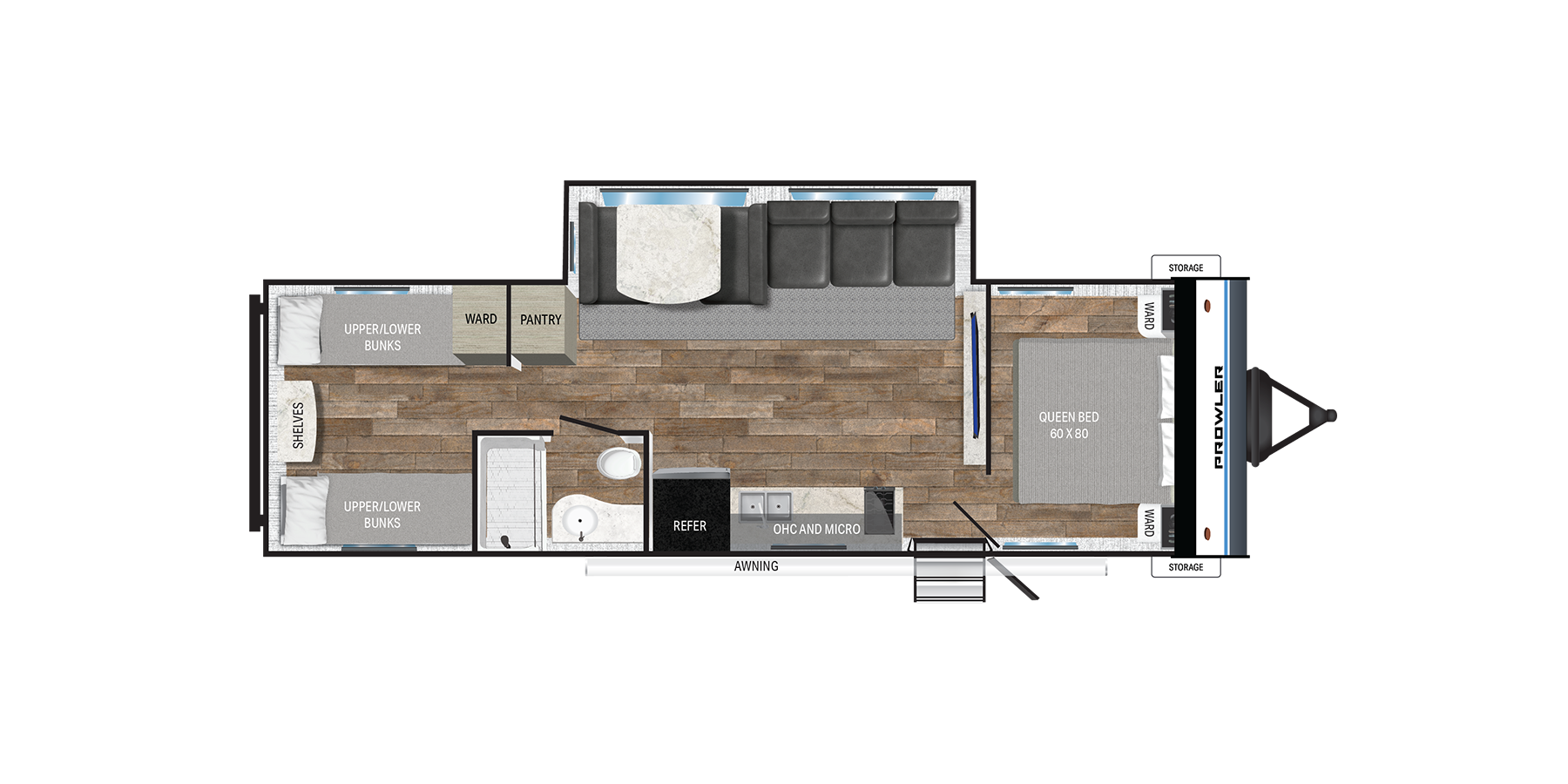 View 2025 Heartland Prowler Lynx 3005QBX complete specs and manufacturer brochures