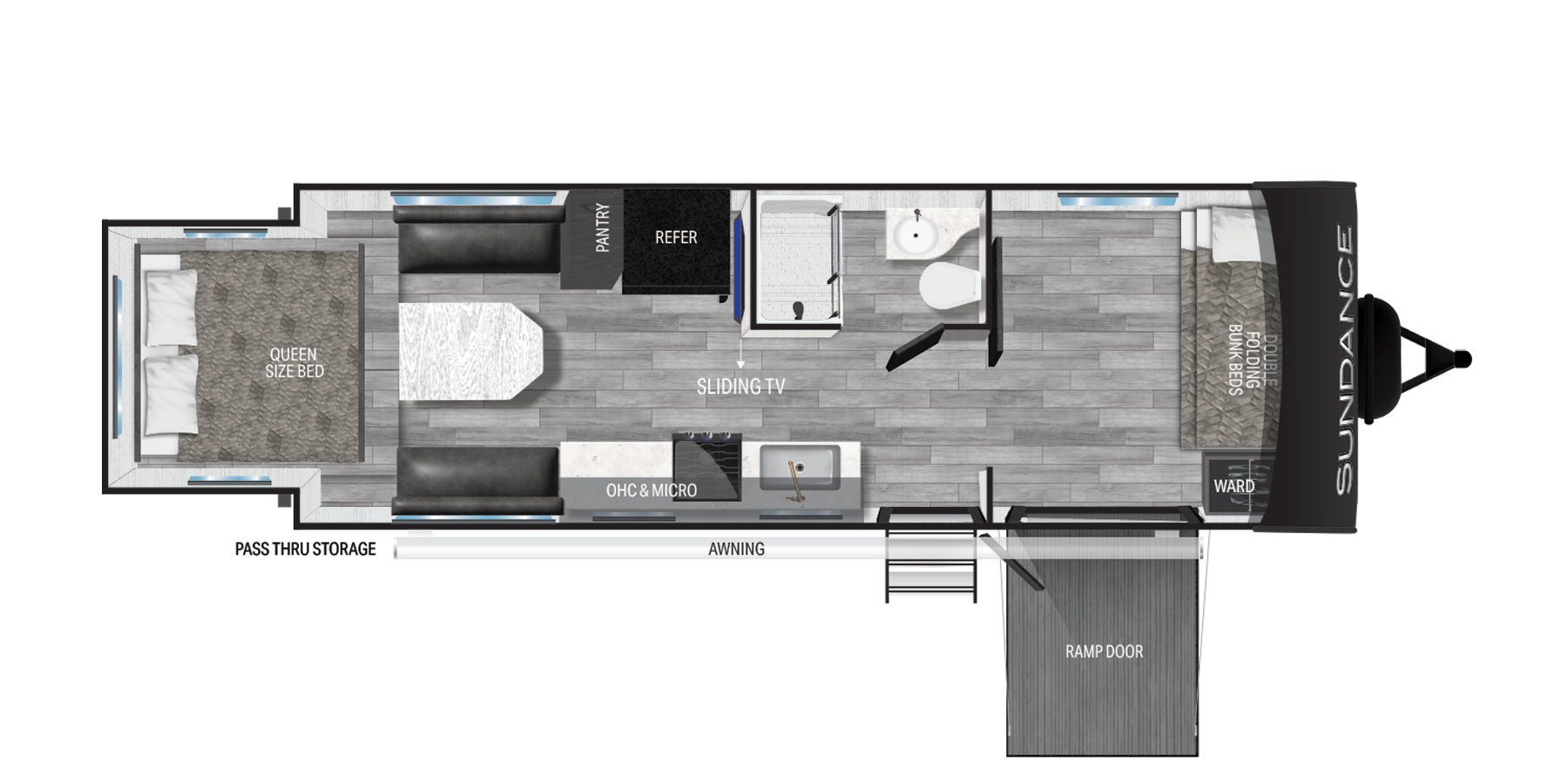 View 2025 Heartland Sundance 243SR complete specs and manufacturer brochures