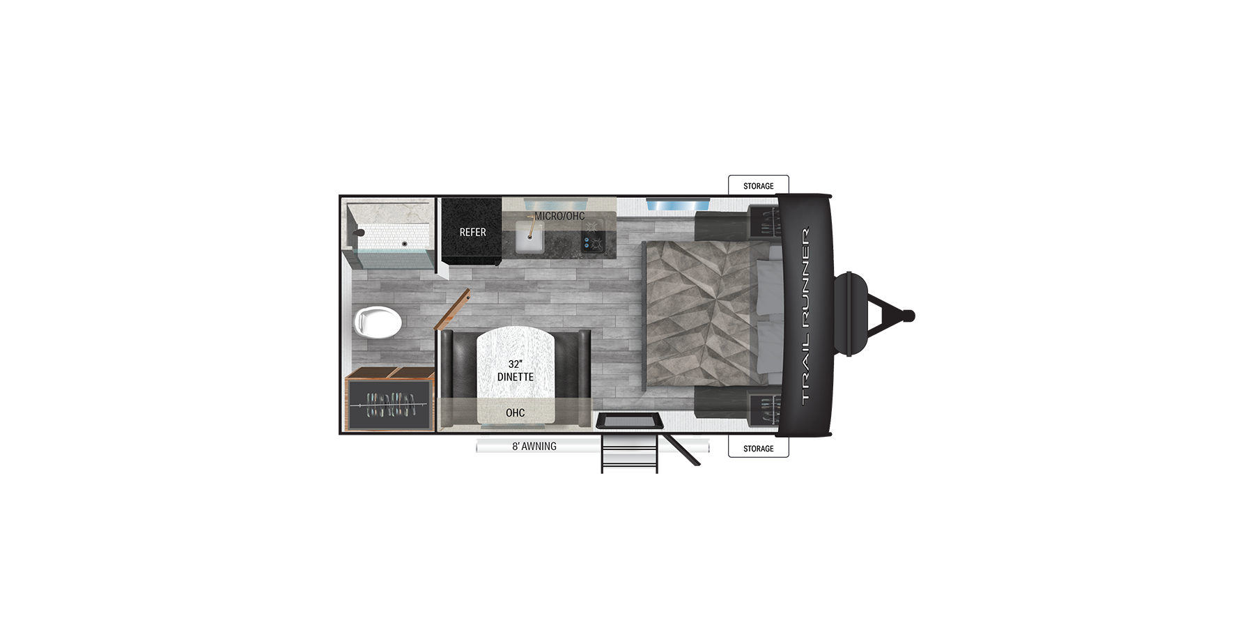 View 2025 Heartland Trail Runner 117R complete specs and manufacturer brochures