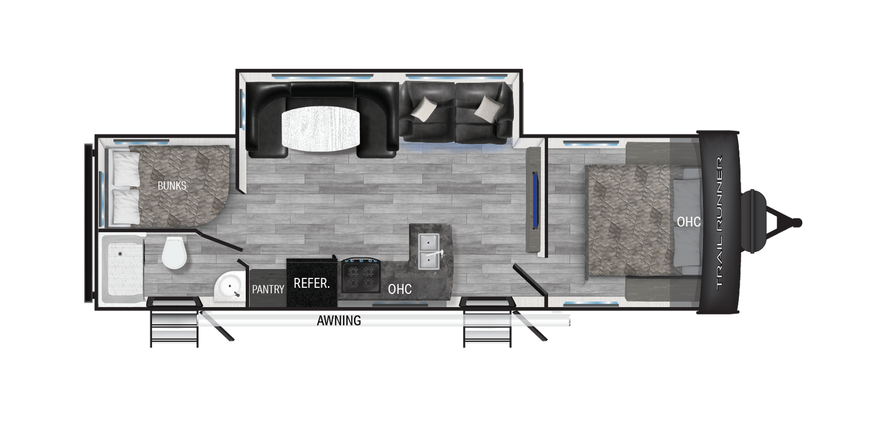 View 2025 Heartland Trail Runner 270BH complete specs and manufacturer brochures