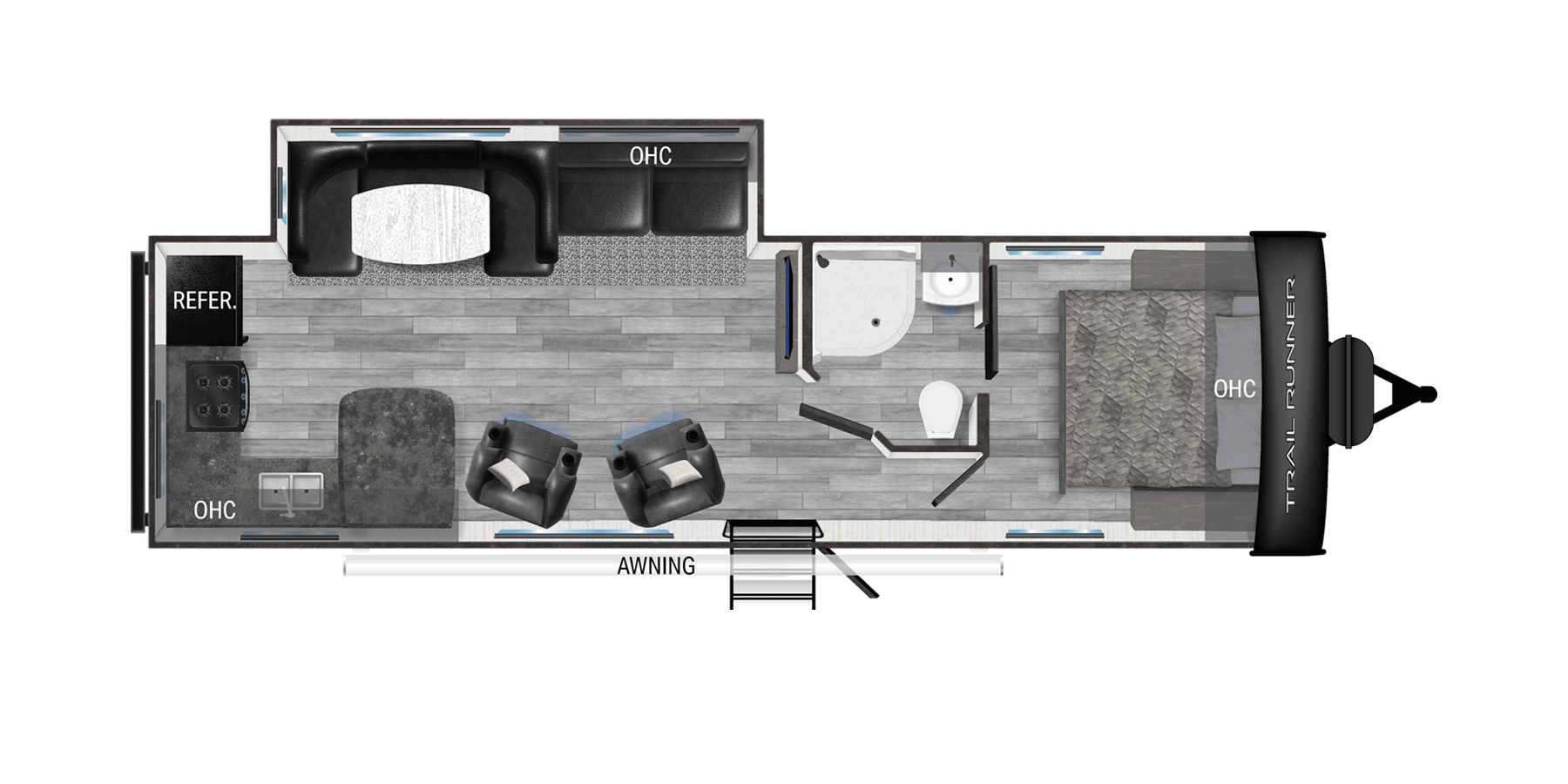 View 2025 Heartland Trail Runner 27RKS complete specs and manufacturer brochures