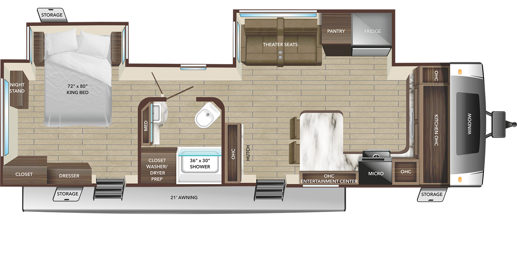 View 2025 Highland Ridge Light 263KBS complete specs and manufacturer brochures
