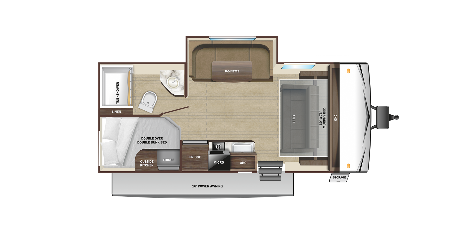 View 2025 Highland Ridge Open Range Conventional 188BHS complete specs and manufacturer brochures