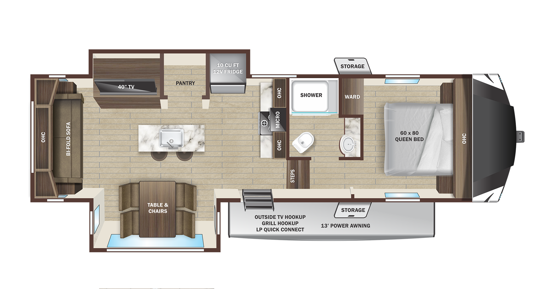 View 2025 Highland Ridge Roamer Light Duty 244RLS complete specs and manufacturer brochures
