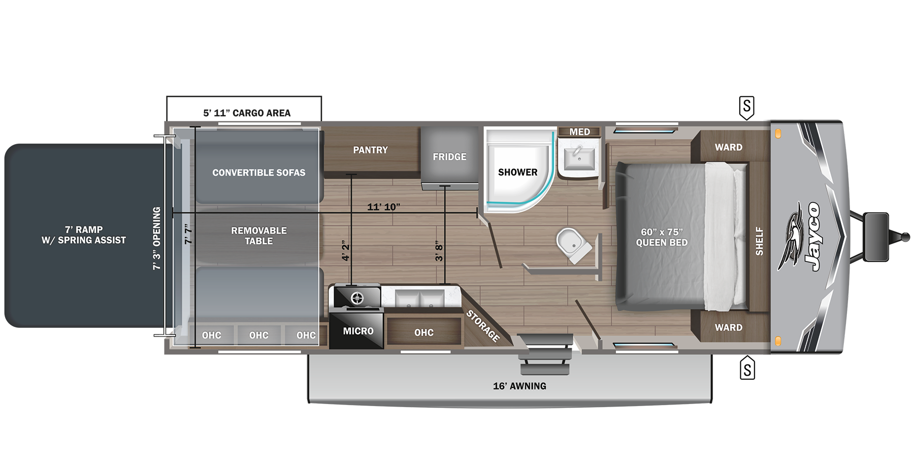 View 2025 Jayco Jay Flight 236THW complete specs and manufacturer brochures