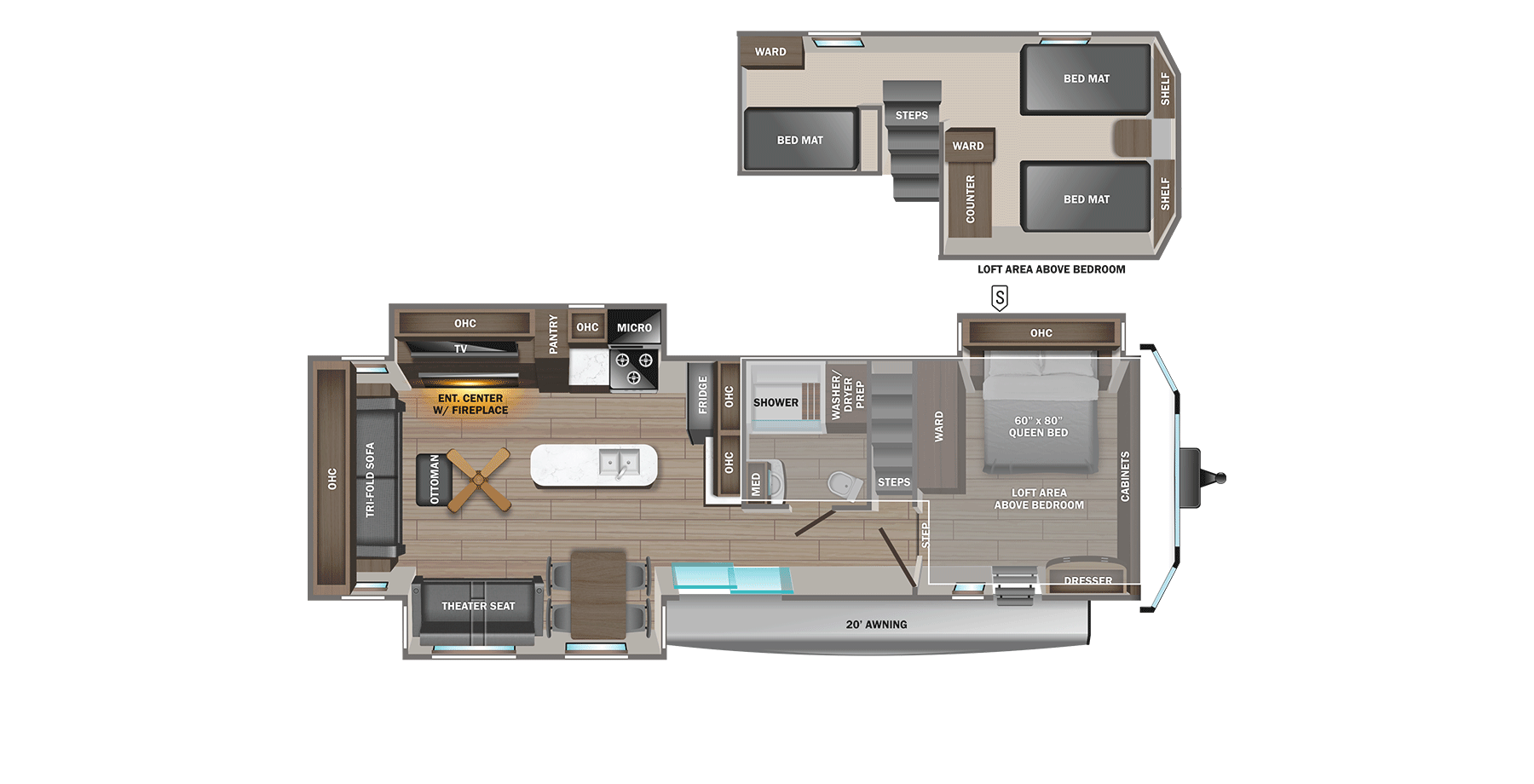 View 2025 Jayco Jay Flight Bungalow 40DLFT complete specs and manufacturer brochures
