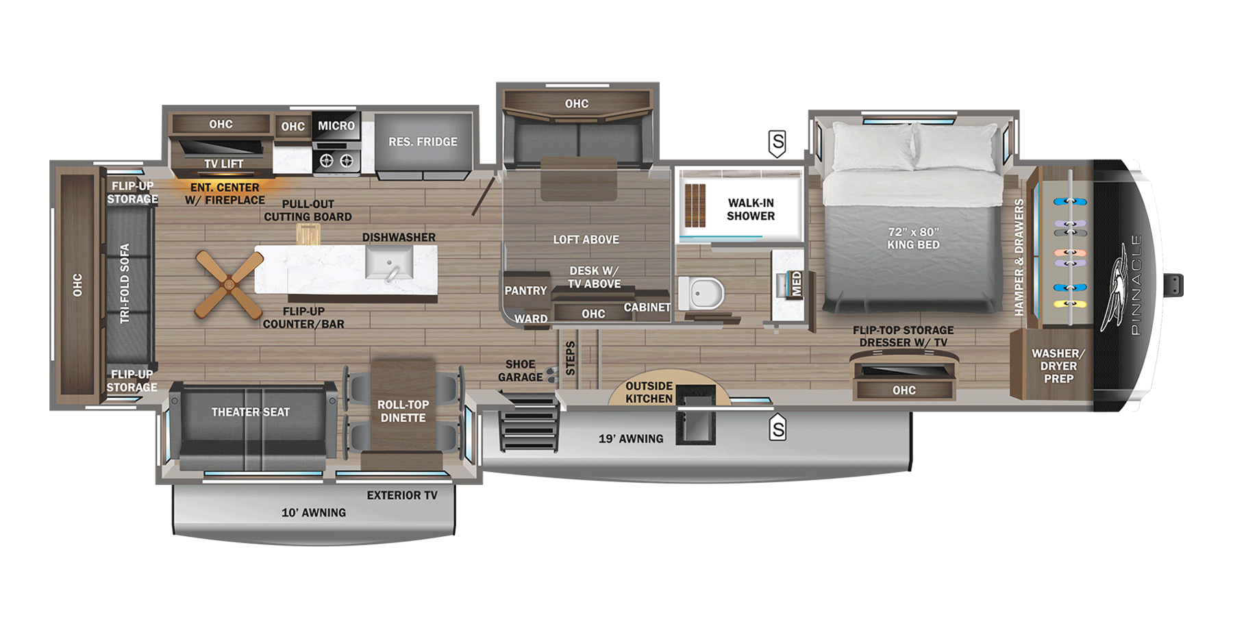 View 2025 Jayco Pinnacle 37MDQS complete specs and manufacturer brochures