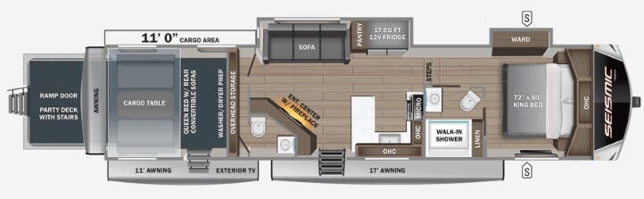 View 2025 Jayco Seismic 359 complete specs and manufacturer brochures