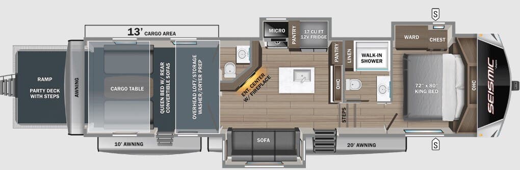 View 2025 Jayco Seismic 403 complete specs and manufacturer brochures